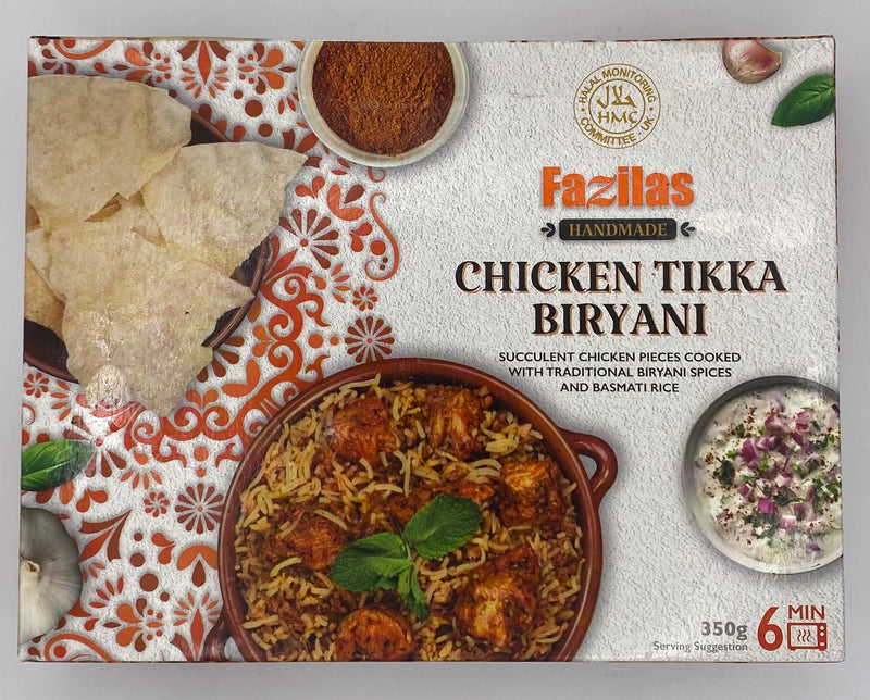 Fazilas - Chicken Tikka Biryani (350g)
