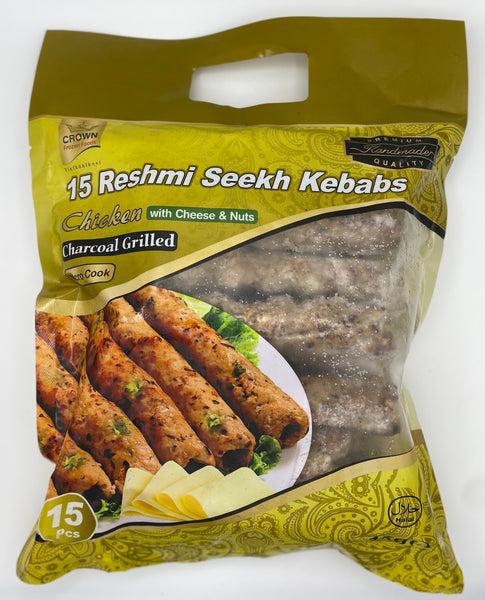 Burger Crown Charcoal Chicken Crown 15 Reshmi Seekh Kebabs Chicken
