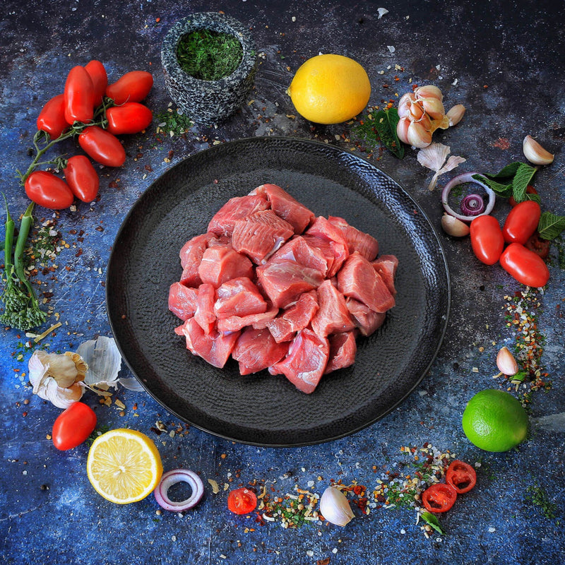 Lamb Leg Boneless Diced by Al Barakah Meats (HMC Certified)