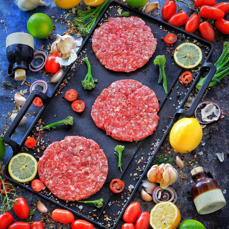 Wagyu Burger Patties x 10 (100g) by Al Barakah Meats (HMC Certified)
