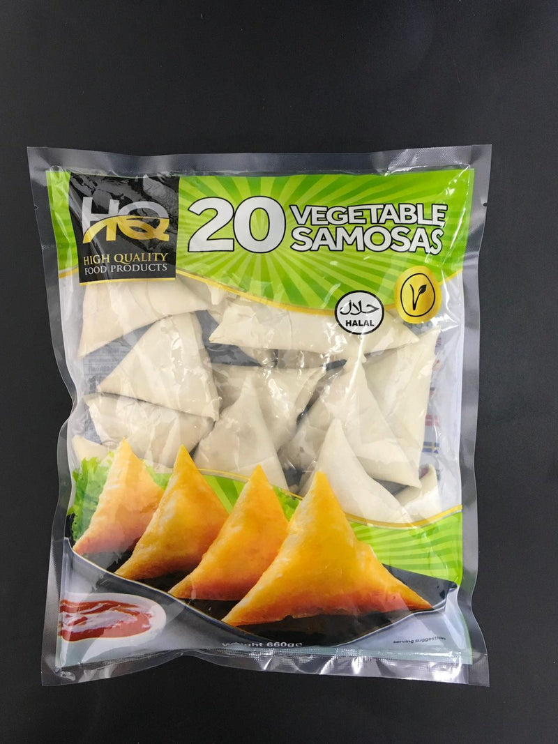 HQ Foods: Vegetable Samosas x 20 Pcs