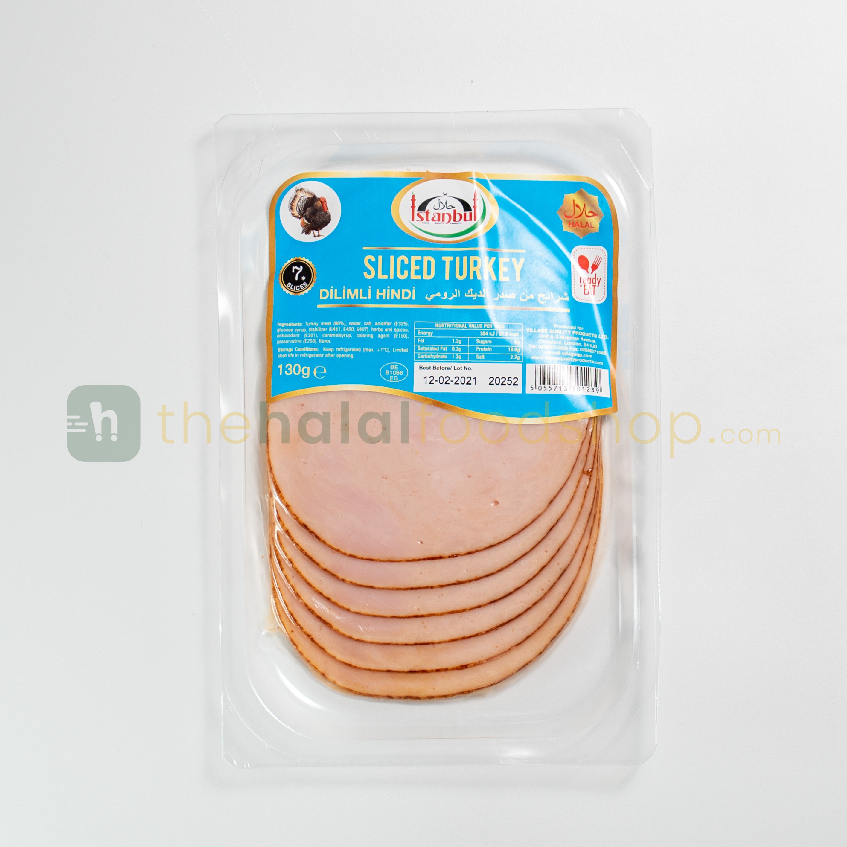 Istanbul Sliced Turkey Slices (130g)