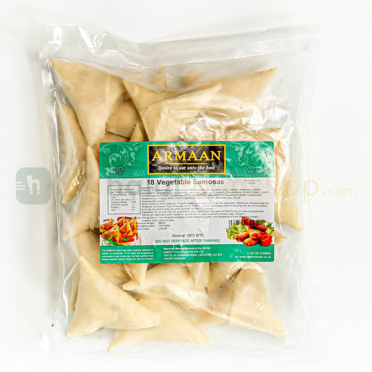 Armaan 18 Vegetable Samosa's (540g)
