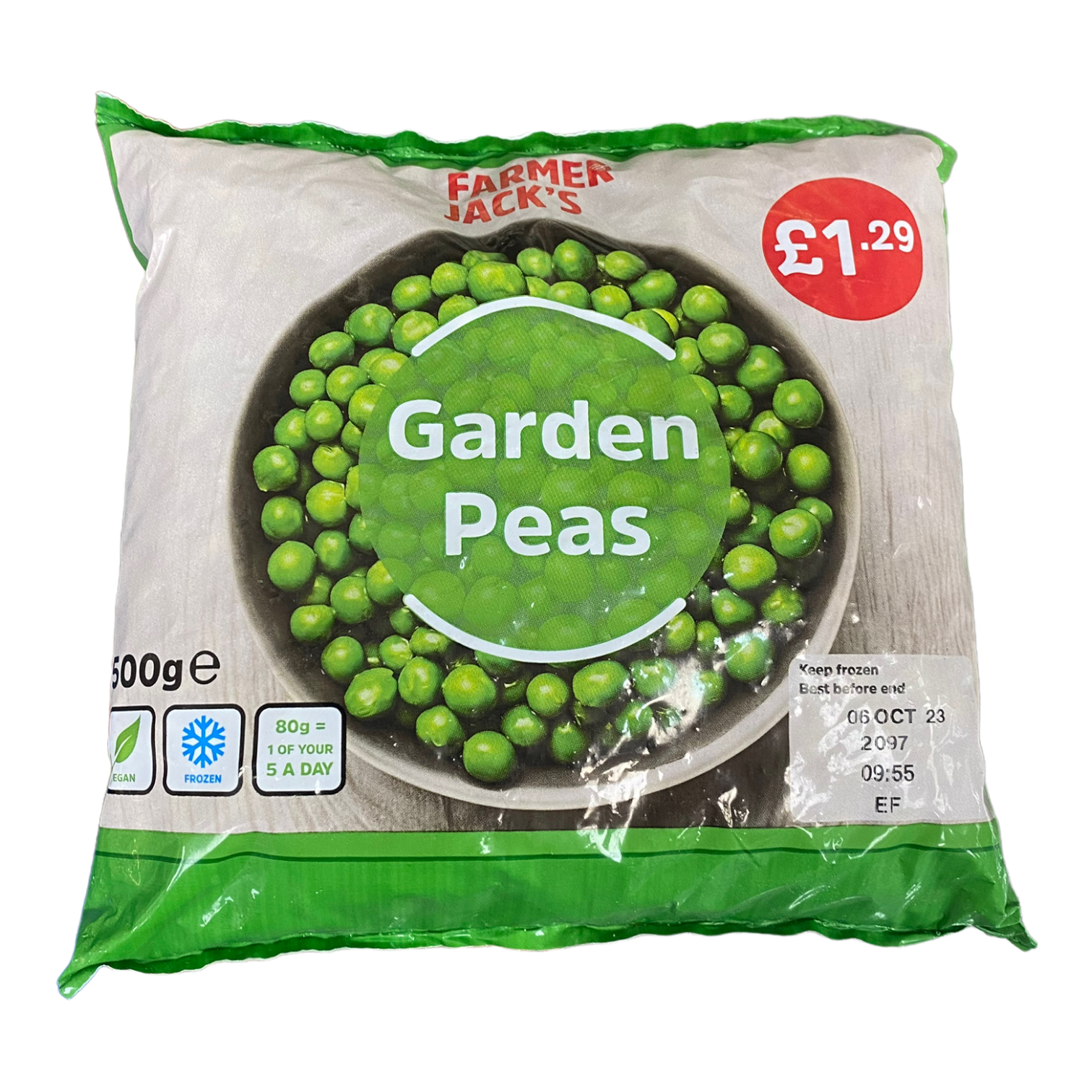 Farmer Jack's Garden Peas (500g)