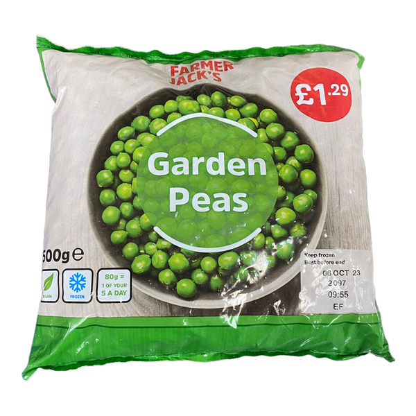 Farmer Jack's Garden Peas (500g) The Halal Food Shop