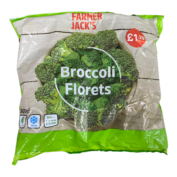 Farmer Jack's Brocoli Florets (500g) The Halal Food Shop