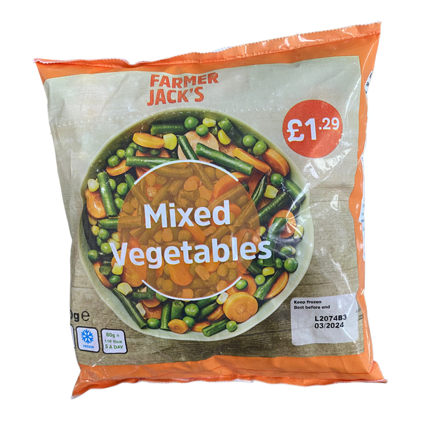 Farmer Jack's Mixed Vegetables The Halal Food Shop