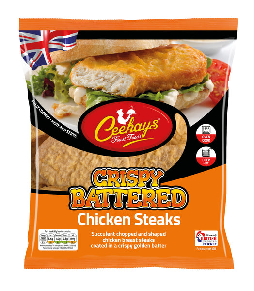 Ceekays Crispy Battered Chicken Steaks (1kg) The Halal Food Shop