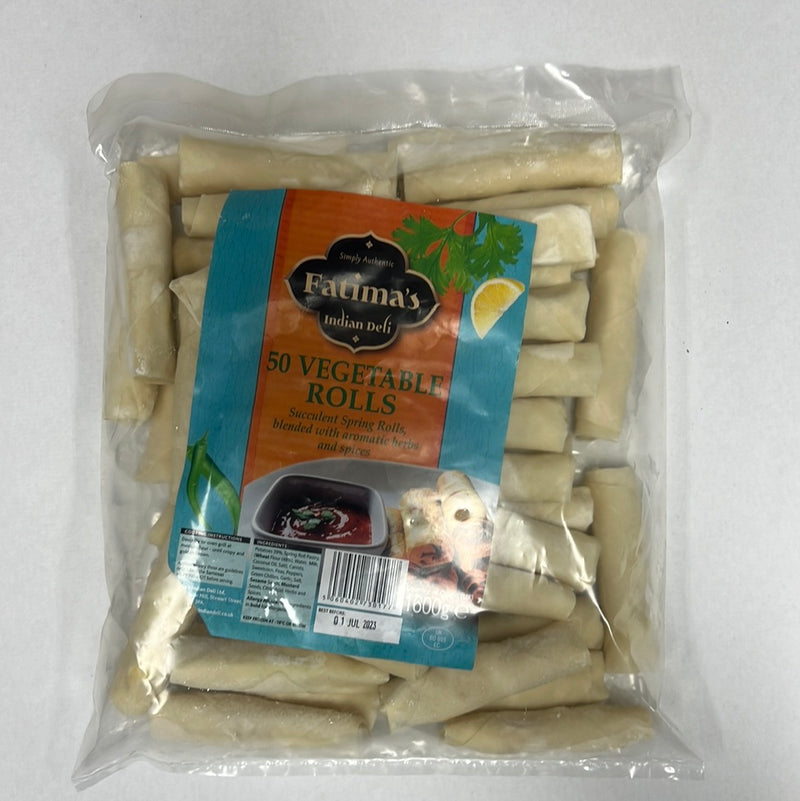 Fatima’s Indian Deli - 50 Vegetable Rolls (1.6kg)