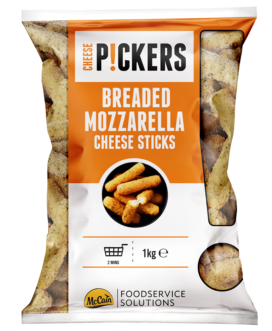 McCain P!ckers Breaded Mozzarella Cheese Sticks (1kg)