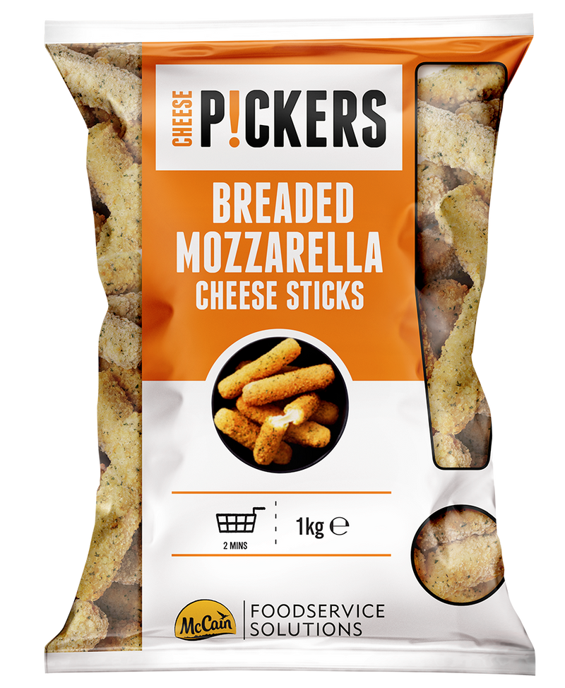 McCain P!ckers Breaded Mozzarella Cheese Sticks (1kg)