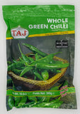 Taj - Whole Green Chilli (300g)
