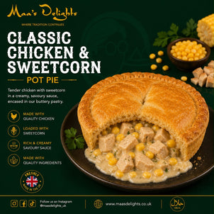 Maa’s Delights - Classic Chicken & Sweetcorn Pie