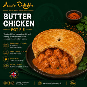 Maa’s Delights - Butter Chicken Pie