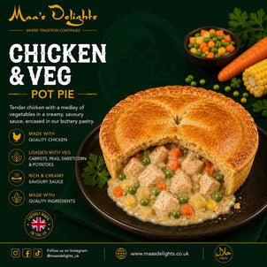 Maa’s Delights - Chicken & Veg Pie