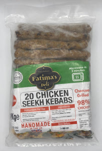 Fatimas - 20 Chicken Seekh Kebabs (1.1kg)