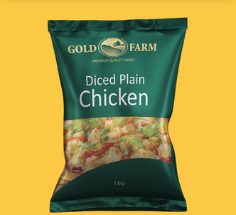 Gold Farm - Diced Plain Chicken (1kg)