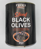 Prima Classics - Sliced Black Olives (3kg)