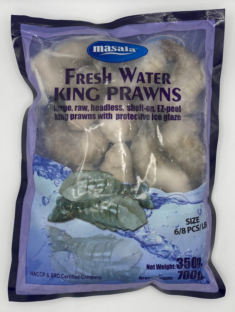 Masala - Fresh Water King Prawns (6/8) 350g