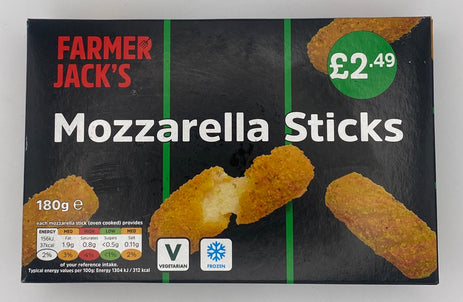 Farmer Jacks - Mozzarella Sticks (180g)