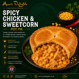 Maa’s Delights - Spicy Chicken Sweetcorn Pie