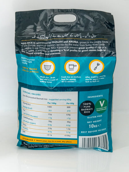 RZQ - Basmati Rice - Sella 1121 (10kg) – The Halal Food Shop