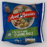 Aunt Bessies - 12 Sage & Onion Stuffing Balls (310g)