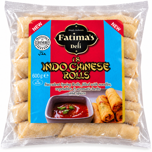 Fatima’s Indian Deli - 18 Indo Chinese Rolls (600g)
