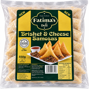 Fatima’s Indian Deli - Brisket & Cheese Somosas (550g)