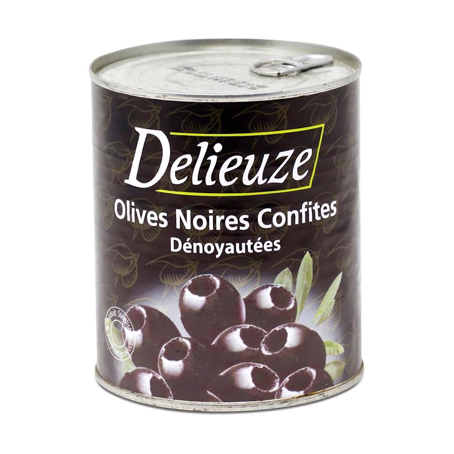 Delieuze Olives Noires Confites The Halal Food Shop