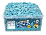 Sweetzone Fizzy Blue Raspberry Bottles 600 pcs (960g) - The Halal Food Shop