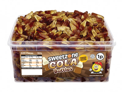 Sweetzone Cola Bottles 600 pcs (960g) - The Halal Food Shop