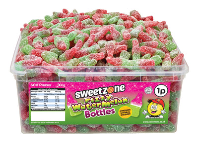 Sweetzone Fizzy Watermelon Bottles 600 pcs (740g)