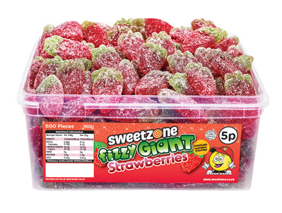 Sweetzone Fizzy Giant Strawberries (960g)