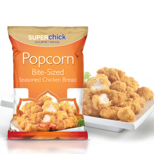 Superchick Chicken Popcorn (1kg) - The Halal Food Shop