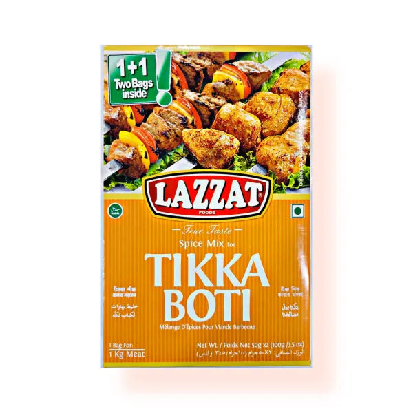 Lazzat - Tikka Boti (1kg Meat)