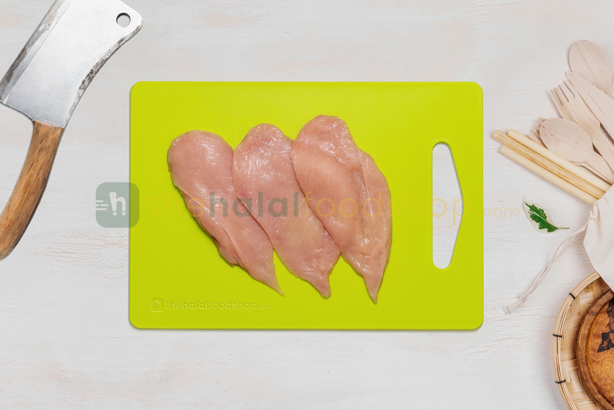 Chicken Breast Fillet Thin Slices by Al Barakah Meats (HMC Certified)