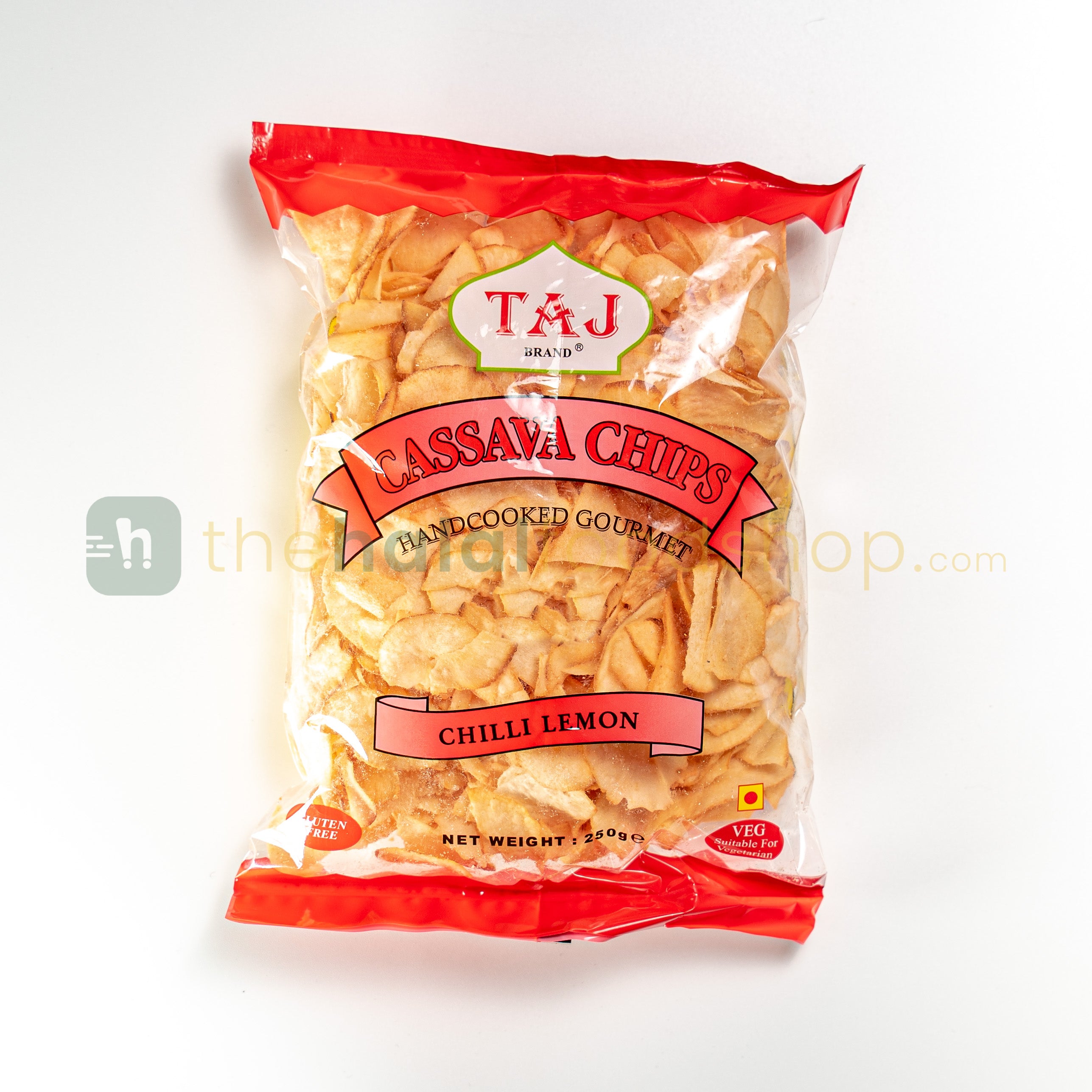 Taj Cassava Chips - Chilli Lemon Flavour (250g)