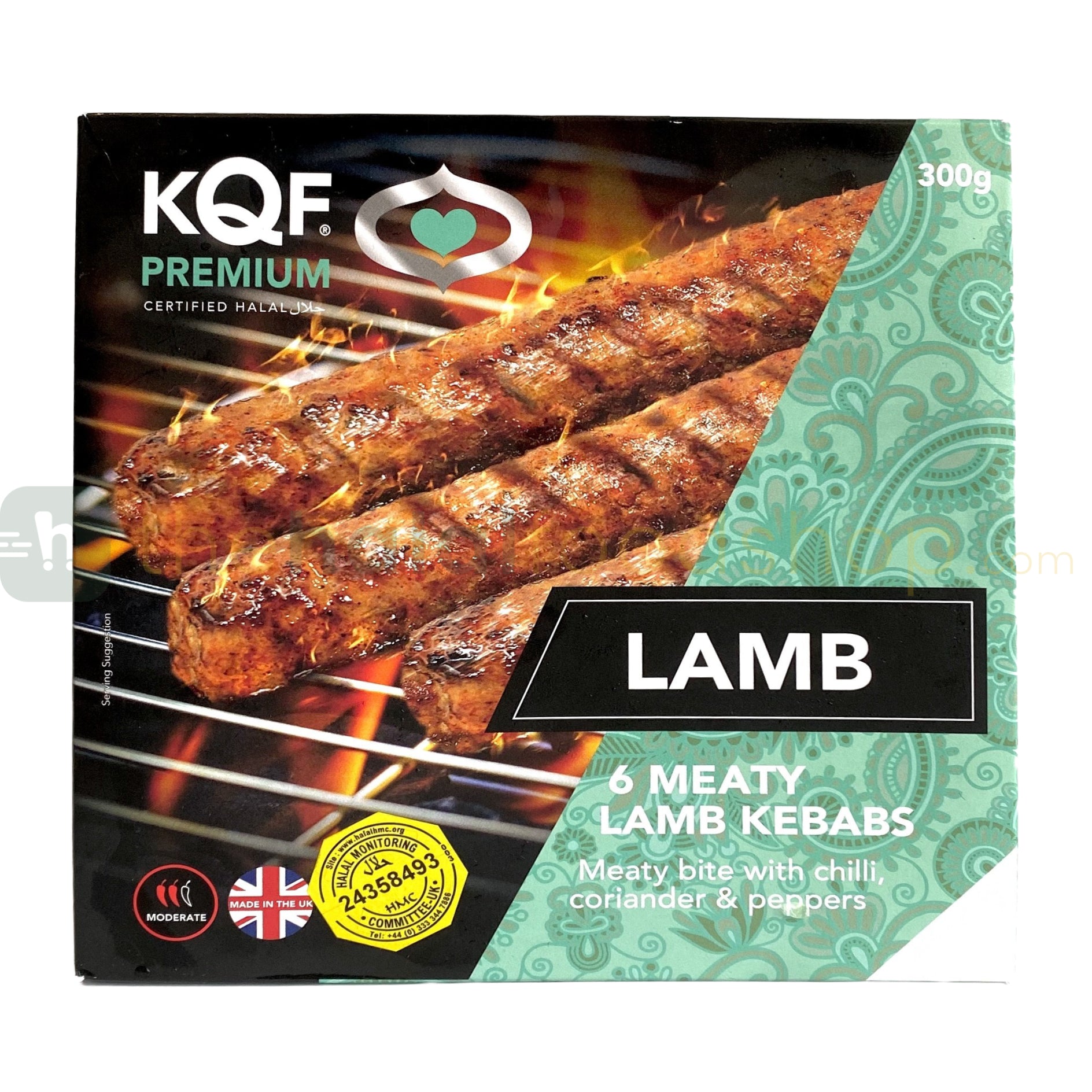 KQF Meaty Lamb Kebabs 6 Pcs (300g)
