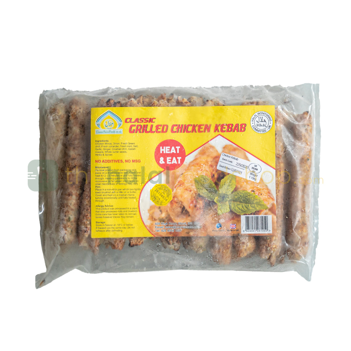 Classic Grilled Chicken Kebabs The Halal Food Shop Online