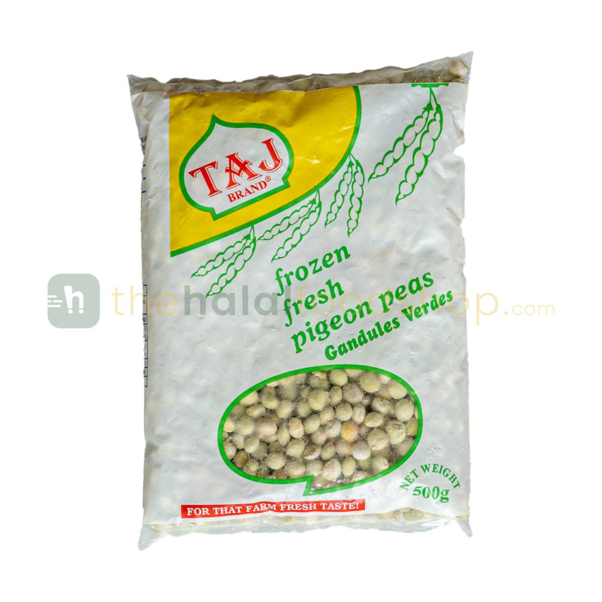 Taj Fresh Frozen Pigeon Peas (500g)