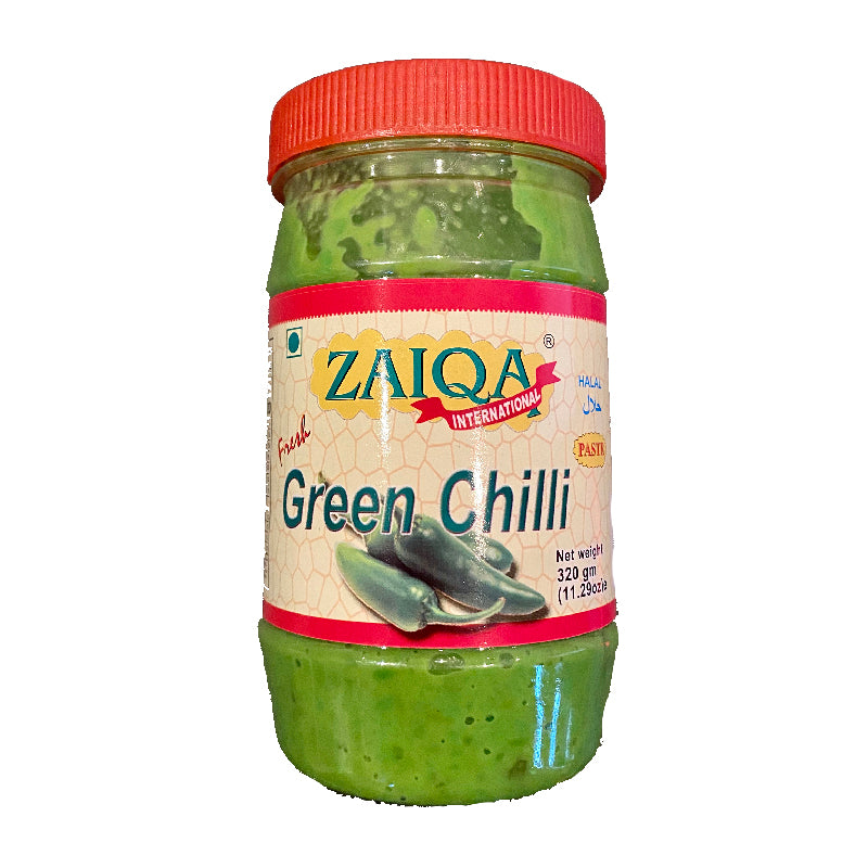 Zaiqa Green Chilli Paste 320g - The Halal Food Shop