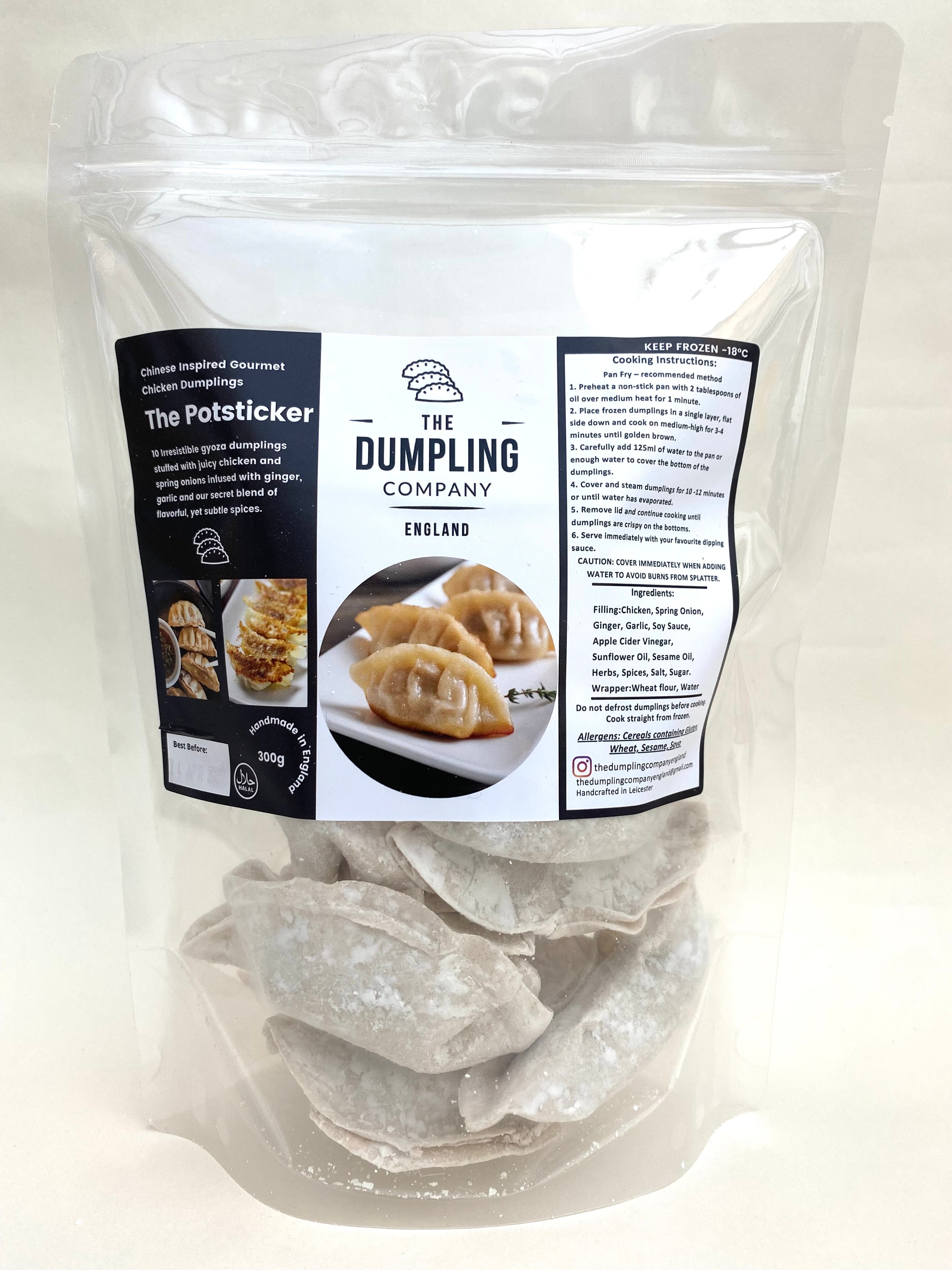 The Dumpling Company: THE POTSTICKER (Bag of 10)