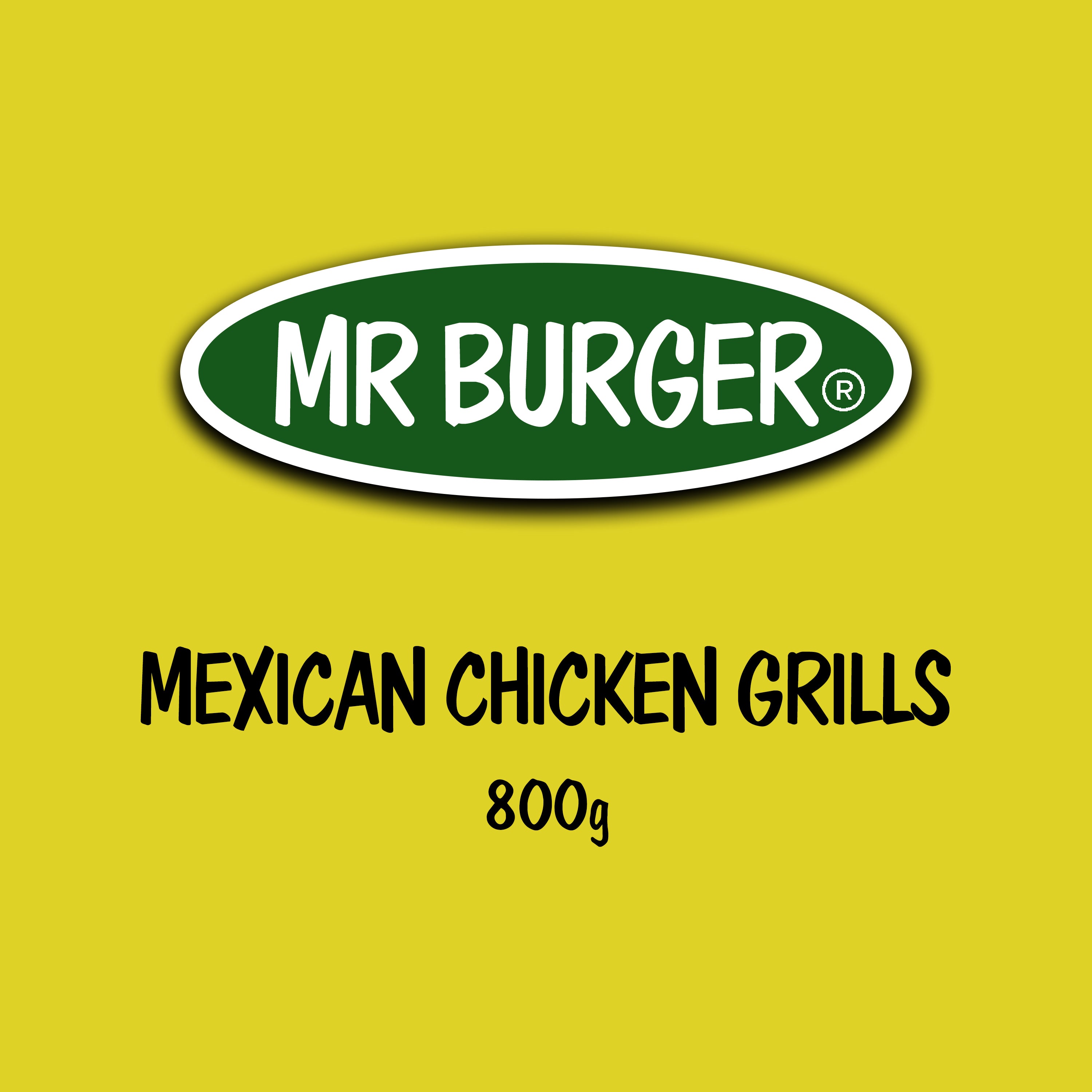 Mr Burger Mexican Chicken Grills (800g) - The Halal Food Shop