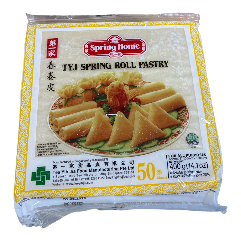 Spring Roll Parsty Spring Home TYJ Spring Roll Pastry – The Halal Food Shop