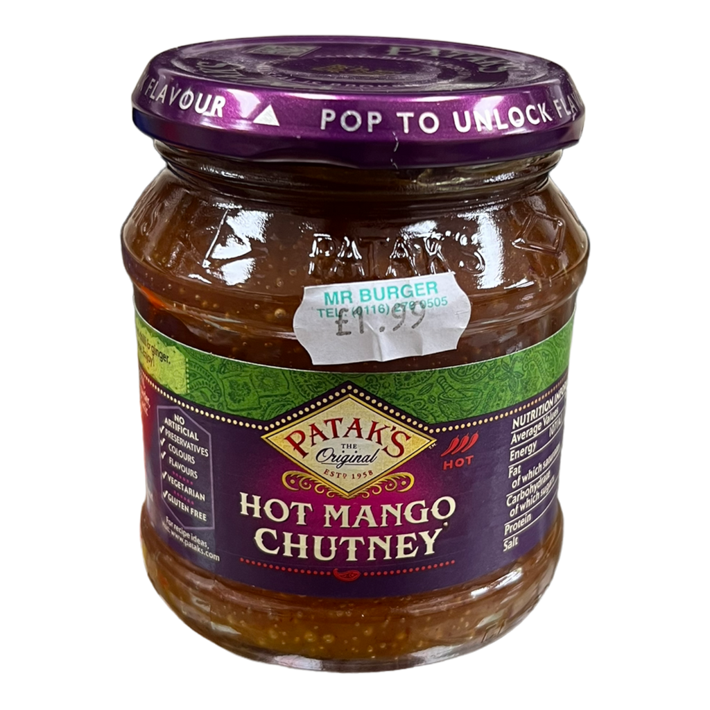 Patak's Original Hot Mango Chutney The Halal Food Shop