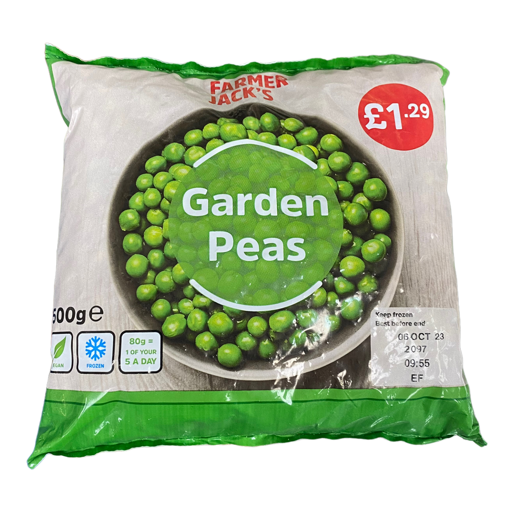 Farmer Jack's Garden Peas (500g) The Halal Food Shop