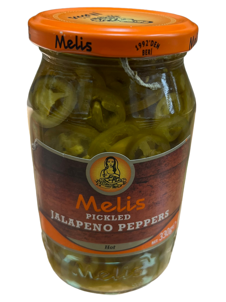 Melis Pickled Jalapeno Peppers (330g) The Halal Food Shop