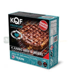 KQF Jumbo Texan Beef Burgers - (Quarter Pounder) 4 Pcs (440g)