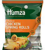 Humza Chicken Spring Rolls 20 pcs (650g) - Available in 3 FOR £10 OFFER - The Halal Food Shop